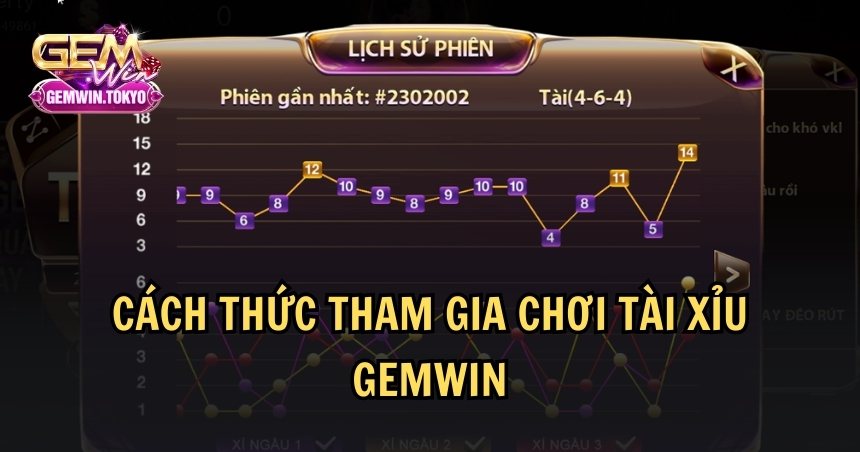 Các bước tham gia chơi tài xỉu